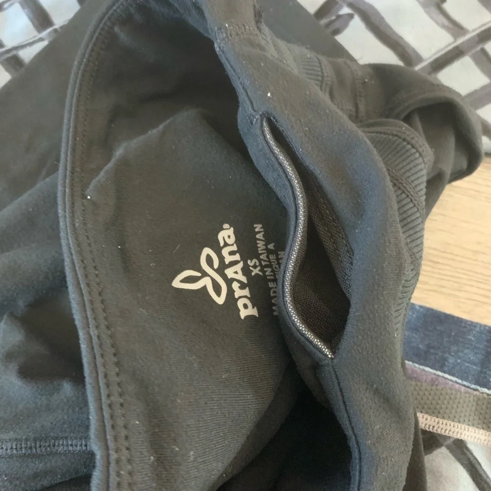 Prana Olympia Knicker Yoga Leggings Cropped Black - Picture 11 of 11